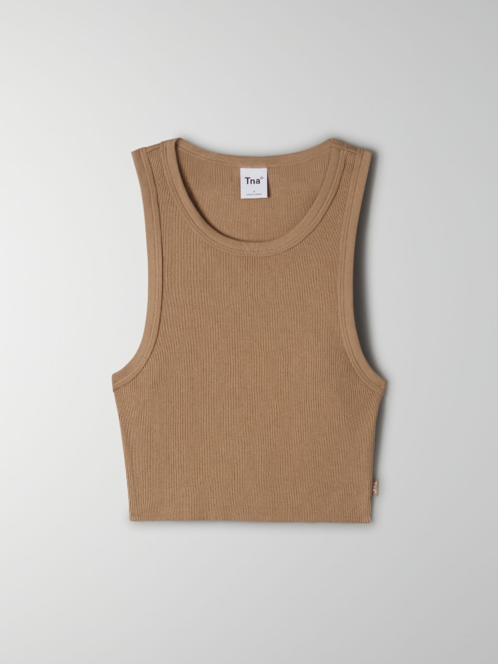Aritzia TNA Ribbed Cropped Racer Tank